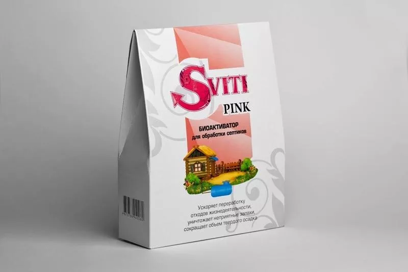 Биоактиватор для обработки септиков Sviti Pink 400гр