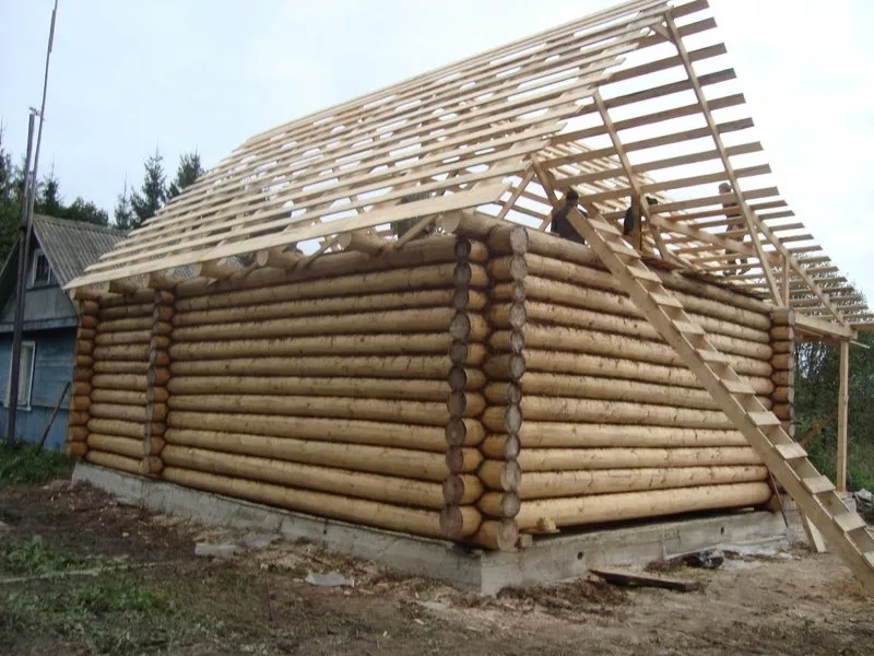 Строительство деревянных домов,  бань и беседок 2