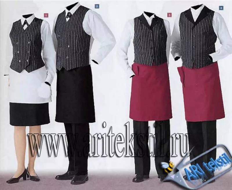 униформа для ресторанов,  для гостиниц, для продавцов и офисов 4